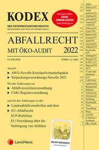 KODEX Abfallrecht und Öko-Audit 2022 - inkl. App