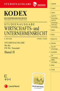 KODEX Wirtschafts- und Unternehmensrecht 2022 Band II - inkl. App