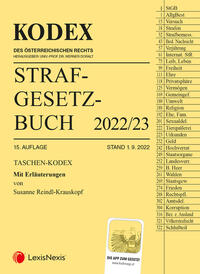 Taschen-Kodex Strafgesetzbuch 2022 - inkl. App