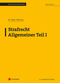 Strafrecht - Allgemeiner Teil I (Skriptum)