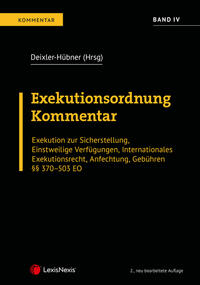 Exekutionsordnung - Kommentar Band 4
