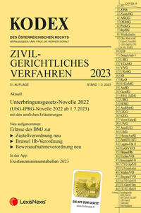 KODEX Zivilgerichtliches Verfahren 2023 - inkl. App