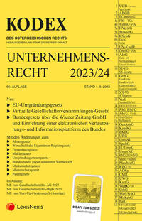 KODEX Unternehmensrecht 2023/24 - inkl. App