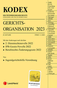 KODEX Gerichtsorganisation 2023 - inkl. App