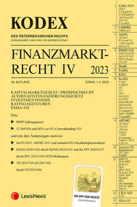 KODEX Finanzmarktrecht Band IV 2023