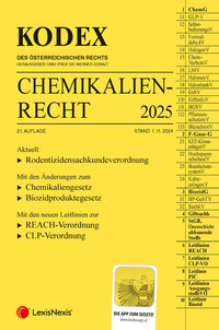 KODEX Chemikalienrecht 2025 - inkl. App