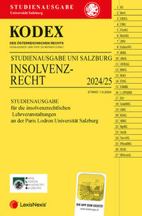 KODEX Insolvenzrecht Salzburg 2024/25 - inkl. App