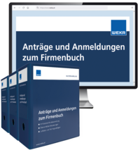 Anträge und Anmeldungen zum Firmenbuch