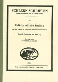 Volkskundliche Studien