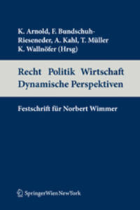 Recht Politik Wirtschaft Dynamische Perspektiven