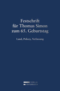Festschrift für Thomas Simon zum 65. Geburtstag