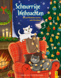 Cover-Abbildung für Schnurrige Weihnachten - Bo und Flöckchen warten aufs Christkind (Hardcover) (99999---978-3-7074-2687-8)