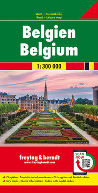 Belgien, Autokarte 1:300.000