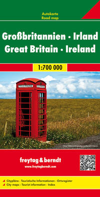 Großbritannien - Irland, Autokarte 1:700.000