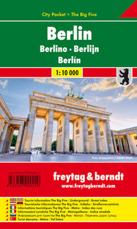 Berlin, Stadtplan 1:10.000, City Pocket + The Big Five