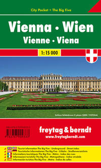Wien, Stadtplan 1:15.000, City Pocket + The Big Five