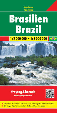 Brasilien, Autokarte 1:2.000.000 - 1:3.000.000