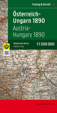 Österreich-Ungarn 1890, 1:1,5 Mio., Historische Karte