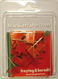 Pin Fähnchen rot