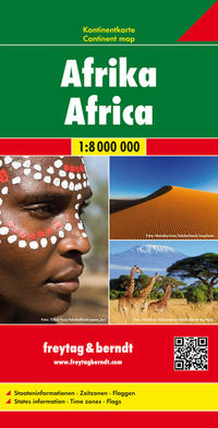 Afrika, Kontinentkarte 1:8 Mio.