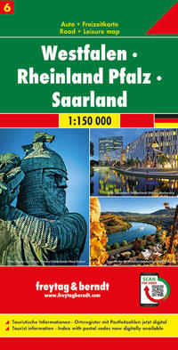 Westfalen - Rheinland Pfalz - Saarland, Autokarte 1:150.000, Blatt 6
