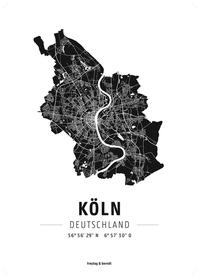 Köln, Designposter, Hochglanz-Fotopapier