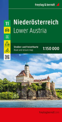 Niederösterreich, Straßen- und Freizeitkarte 1:150.000