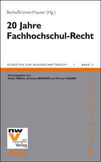 20 Jahre Fachhochschul-Recht