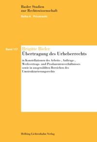 Die Übertragung des Urheberrechts