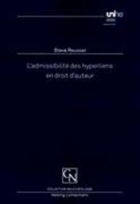 L'admissibilité des hyperliens en droit d'auteur