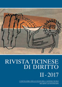 Rivista ticinese di diritto I-2017