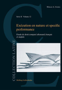 Exécution en nature et specific performance