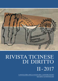 Rivista ticinese di diritto II-2017