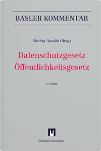 Datenschutzgesetz/Öffentlichkeitsgesetz