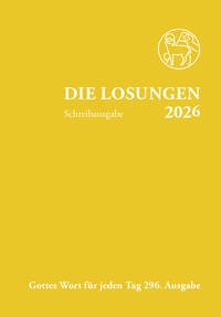 Cover-Abbildung für Losungen Schweiz 2026 / Die Losungen 2026 (Softcover/Paperback) (99999---978-3-7245-2772-5)