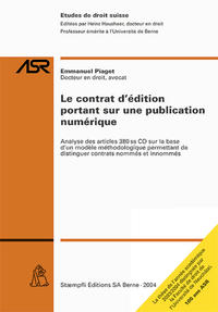 Le contrat d'édition portant sur une publication numérique