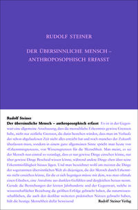 Der übersinnliche Mensch - anthroposophisch erfasst