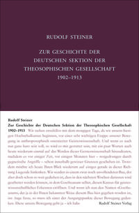 Zur Geschichte der Deutschen Sektion der Theosophischen Gesellschaft 1902–1913