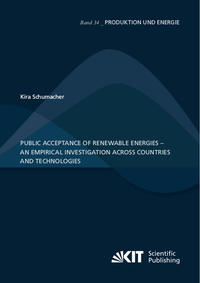 Public acceptance of renewable energies – an empirical investigation across countries and technologies