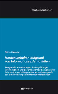 Herdenverhalten aufgrund von Informationsexternalitäten