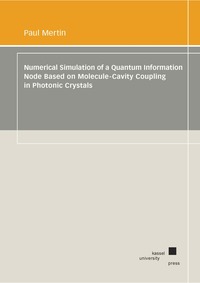 Numerical Simulation of a Quantum Information Node Based on Molecule-Cavity Coupling in Photonic Crystals