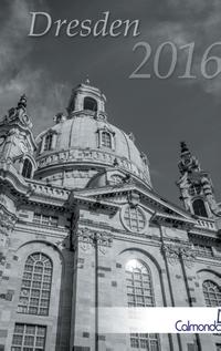 Buchkalender Dresden 2016 - Kalender / Terminplaner - 12x19cm - Spiralbindung - 31 schwarz-weiß-Aufnahmen