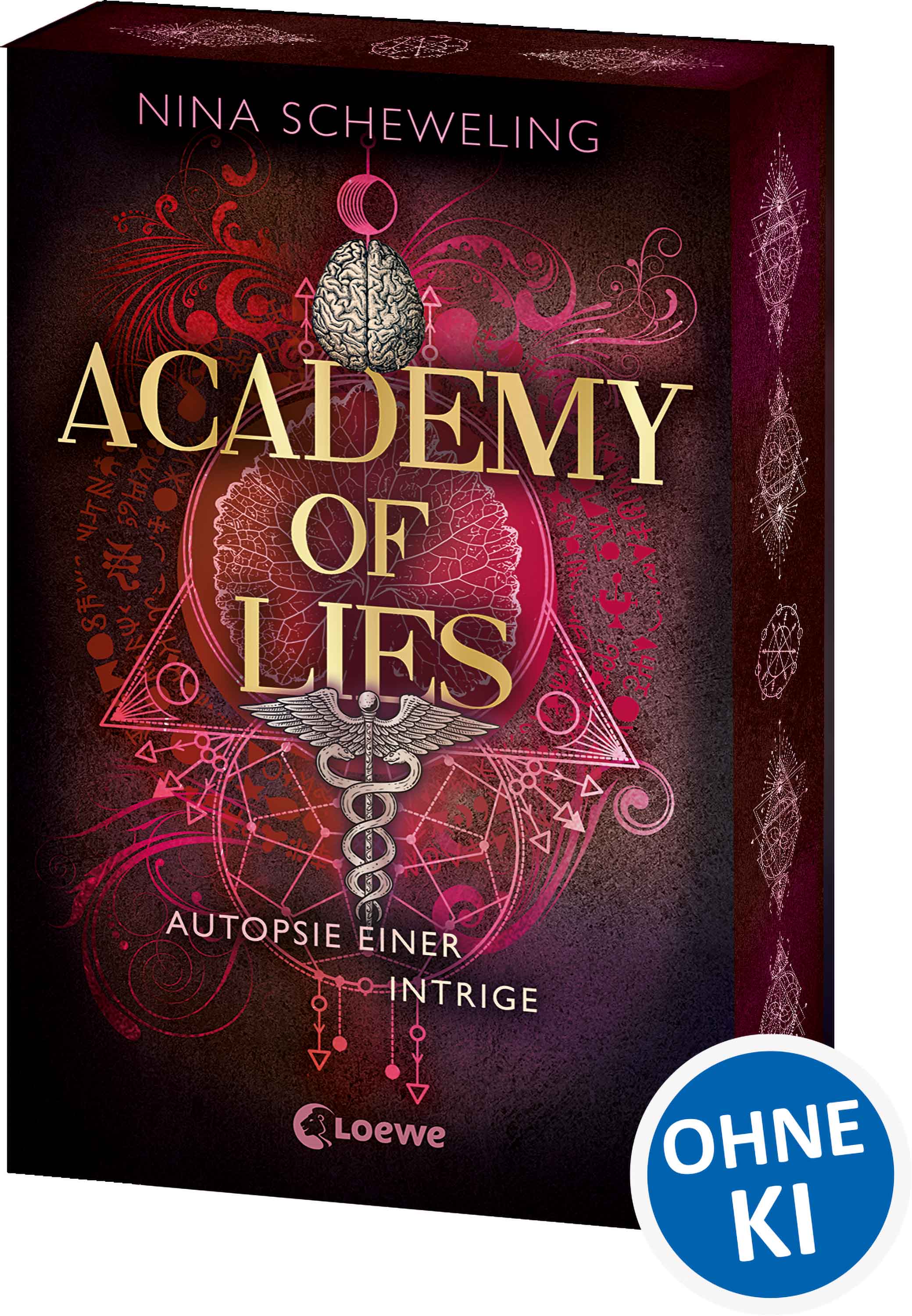 Cover-Abbildung für Academy of Lies (Band 2) - Autopsie einer Intrige (Softcover/Paperback) (99999---978-3-7432-1842-0)