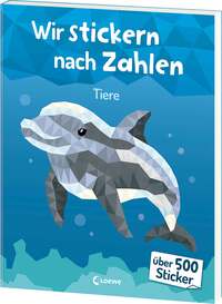 Cover-Abbildung für Wir stickern nach Zahlen - Tiere (Softcover/Paperback) (99999---978-3-7432-2034-8)