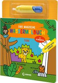 Cover-Abbildung für Das magische Wassermalbuch - Tiere (99999---978-3-7432-2214-4)