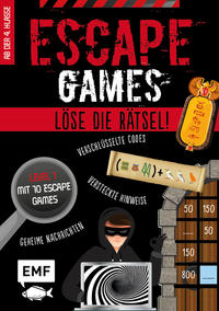 Escape Games Level 1 (rot) – Löse die Rätsel! – 10 Escape Games ab der 4. Klasse