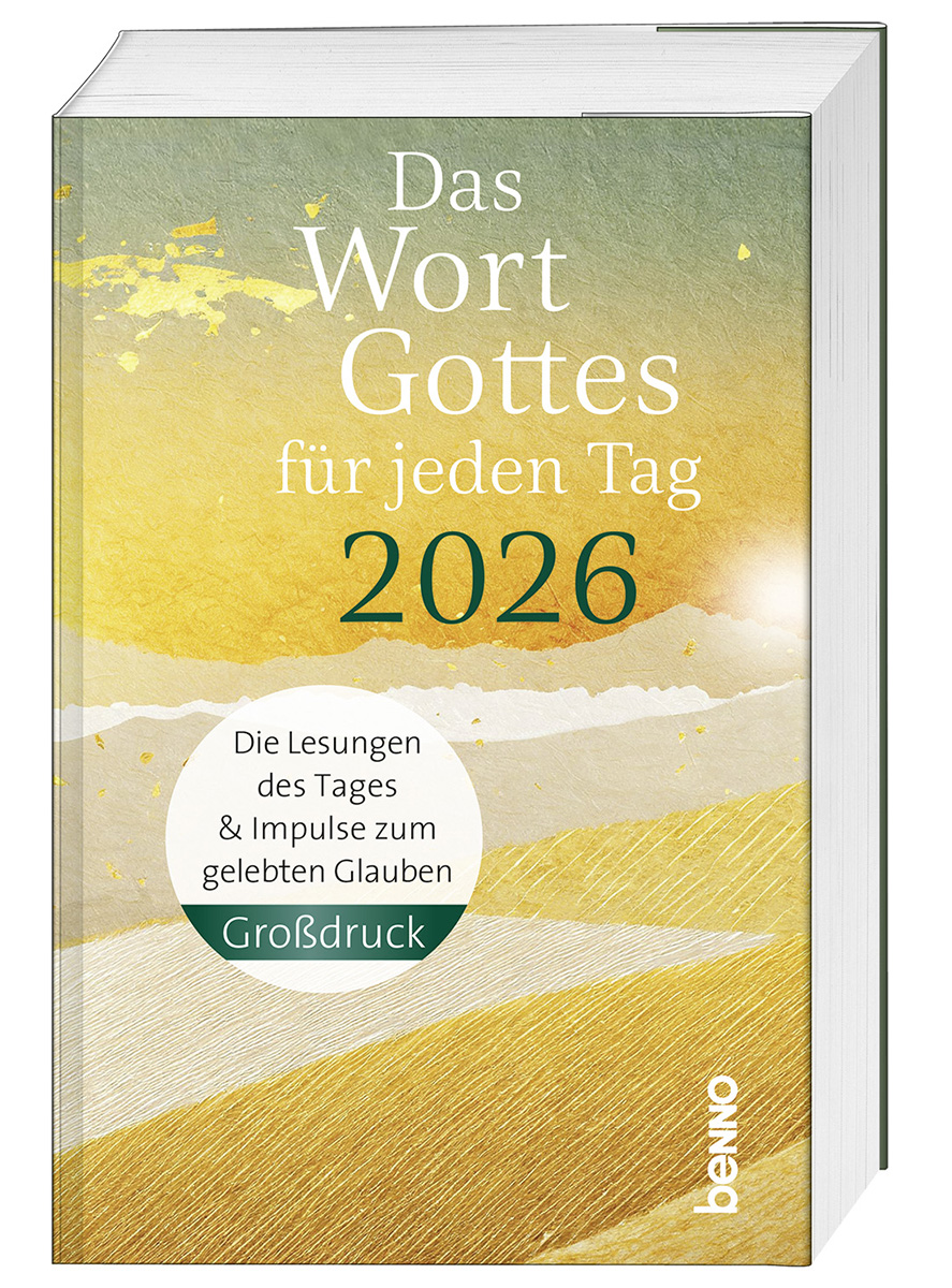 Cover-Abbildung für Das Wort Gottes für jeden Tag 2026 – Großdruck (Softcover/Paperback) (99999---978-3-7462-6745-6)