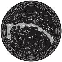 Sternkarte, Nördlicher Sternhimmel, Nachtleuchtend