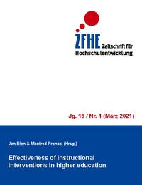 Effectiveness of instructional interventions in higher education