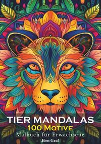 Malbuch für Erwachsene - Tier Mandalas 100 Motive